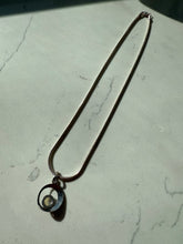 Load image into Gallery viewer, Moonstone Sterling Silver Snake Chain 16”
