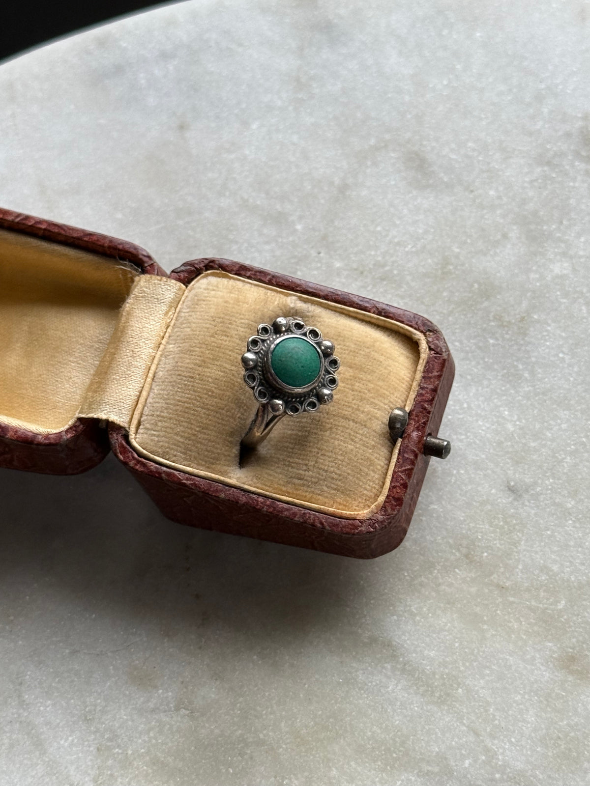 Malachite Sterling Silver Ring