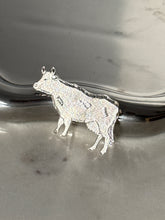 Load image into Gallery viewer, Vintage Cow Sterling Silver Brooch
