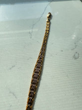 Load image into Gallery viewer, Milor Italy Double Sided Gold Vermeil Bracelet 7.5”
