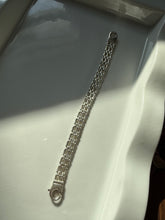 Load image into Gallery viewer, Panther Link Sterling Silver Bracelet 8”
