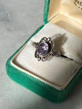 Load image into Gallery viewer, Amethyst Sterling Silver Ring Size 5.5
