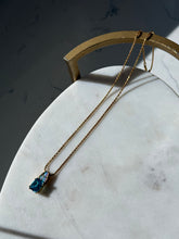 Load image into Gallery viewer, Gold Vermeil Opal Necklace 18”
