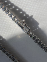 Load image into Gallery viewer, Chunky CZ Sterling Silver Tennis Chain
