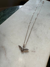 Load image into Gallery viewer, Bat Sterling Silver Necklace 18”
