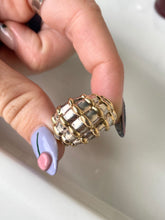 Load image into Gallery viewer, Two-Toned Sterling Silver Dome Ring
