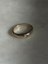 Load image into Gallery viewer, Vintage 10k Yellow Gold Diamond Midi Ring Size 2.5
