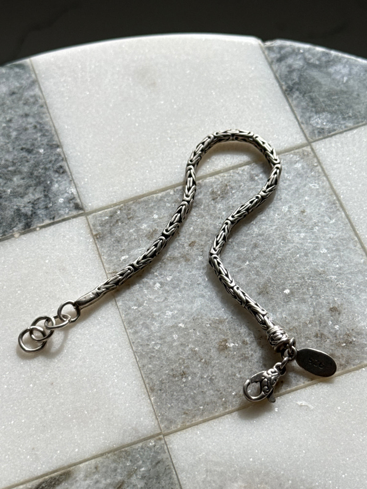 Byzantine Sterling Silver Bracelet