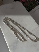 Load image into Gallery viewer, Vintage Italian Sterling Silver Cuban Link Chain 24”
