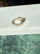 Load image into Gallery viewer, Lapis &amp; Green Stone Inlay Sterling Silver Ring Size 7.25
