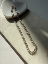 Load image into Gallery viewer, Vintage Curb Link Solid Sterling Silver Chain
