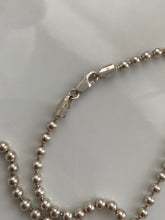 Load image into Gallery viewer, Ball Chain Vintage Sterling Silver Necklace
