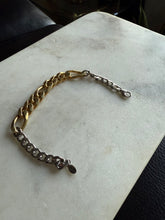 Load image into Gallery viewer, Two-Toned Sterling Silver Chunky Figaro Bracelet 7”
