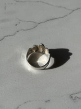 Load image into Gallery viewer, Vintage Solid Sterling Ribbed Ring Size 10
