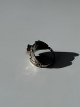 Load image into Gallery viewer, Malachite Sterling Silver Ring Size 8.5
