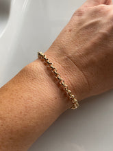 Load image into Gallery viewer, Rolo Link Gold Vermeil .925 Bracelet
