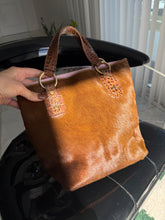 Load image into Gallery viewer, Italian Brown Cowhide Purse
