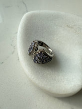 Load image into Gallery viewer, Tanzanite &amp; Quartz Sterling Silver Ring Size 7
