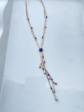 Load image into Gallery viewer, Lapis Vintage Sterling Silver Necklace
