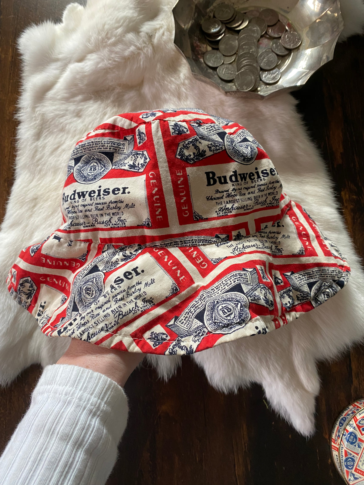 Budweiser 1960s/1970s Cotton Bucket Hat