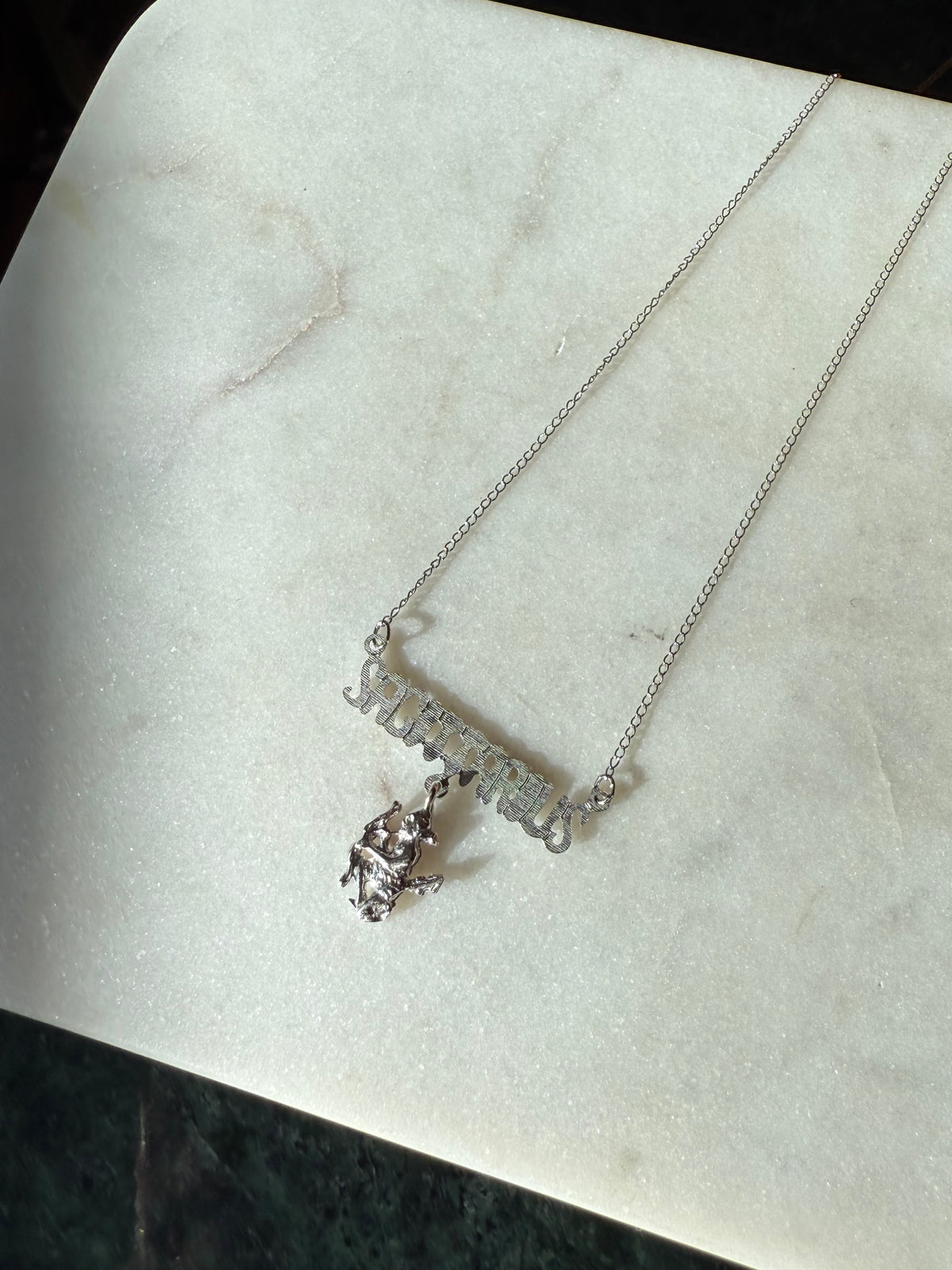 Sagittarius Sterling Necklace 16”