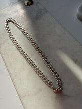 Load image into Gallery viewer, Vintage Curb Link Solid Sterling Silver Chain
