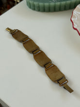 Load image into Gallery viewer, Antique Enamel Brass France Souvenir Bracelet
