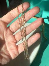 Load image into Gallery viewer, Italian Dainty Gold Vermeil Chain 22”
