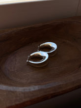Load image into Gallery viewer, Vintage Sterling Silver Hoops
