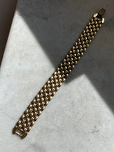 Load image into Gallery viewer, Gold Tone Panther Link Bracelet
