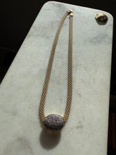 Load image into Gallery viewer, Italian Gold Vermeil Two-Tone Sterling Necklace 17”
