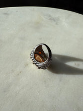 Load image into Gallery viewer, Chunky Multistone Sterling Silver Ring Size 6.25
