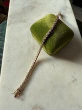Load image into Gallery viewer, Gold Vermeil CZ Tennis Bracelet 7.75”
