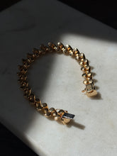 Load image into Gallery viewer, Italian Gold Vermeil San Marco Link Bracelet 7.5”
