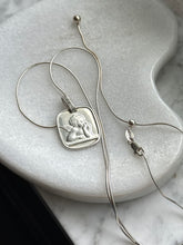 Load image into Gallery viewer, Vintage Cherub Sterling Silver Necklace
