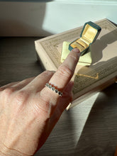 Load image into Gallery viewer, Floral Sterling Silver Band Size 7.25
