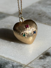 Load image into Gallery viewer, Vintage 1960s Solid 14k Gold Starburst Heart
