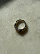 Load image into Gallery viewer, Sterling Silver Crushed Faux Coral Ring Size 8
