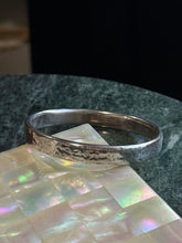Load image into Gallery viewer, Mexico Vintage Hammered Sterling Silver Bangle Bracelet
