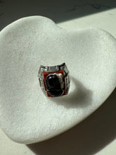 Load image into Gallery viewer, Cameo 1930s Sterling Silver Ring Size 7.75
