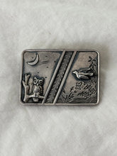 Load image into Gallery viewer, Vintage Owl &amp; Bird Sterling Silver Brooch
