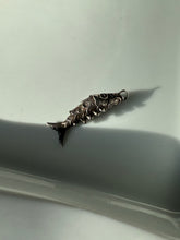 Load image into Gallery viewer, Antique Sterling Silver Fish Charm
