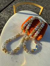 Load image into Gallery viewer, Milor Italy Two-Toned Sterling Gold Vermeil Chain 24”
