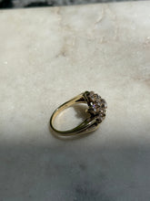 Load image into Gallery viewer, Vintage 1980s ‘Exquisite’ Natural Diamond Cluster Ring Size 5.75
