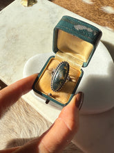 Load image into Gallery viewer, Vintage 1970s Agate Sterling Silver Ring Size 5
