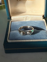Load image into Gallery viewer, Blue Topaz Sterling Silver Ring Size 4.5

