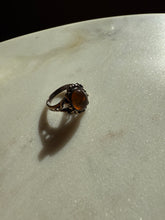Load image into Gallery viewer, Amber Sterling Silver Ring Size 6
