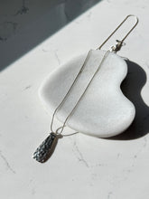 Load image into Gallery viewer, Hammered Sterling Silver Necklace 18”
