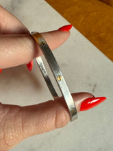 Load image into Gallery viewer, Two-Tone Sterling Silver &amp; Brass Mexico Bangle Bracelet
