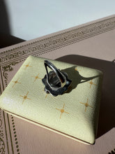 Load image into Gallery viewer, Vintage Lapis Sterling Silver Ring Size 8
